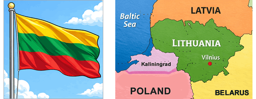 Lithuania-Map